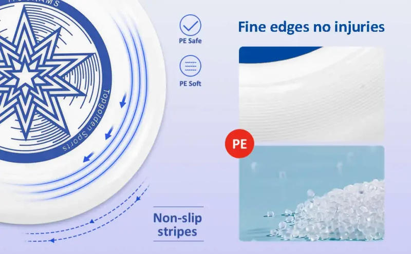 Description Picture 4 of itemSwivel Flying Discs Professional Throwing Disc Lightweight for Outdoor Sports Beach Camping Game Outdoor Flying Toy