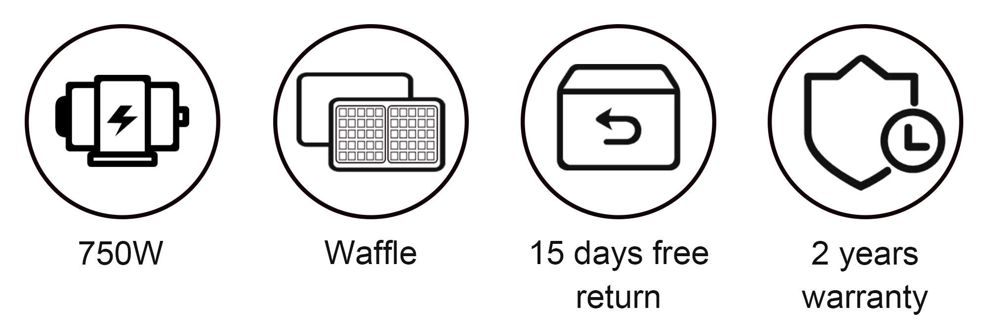 Description Picture 4 of item750W Electric Waffle Maker Bubble Egg Cake Oven Cooking Kitchen Appliances Breakfast Machine Waffles Pot Iron Baking Pan Sonifer