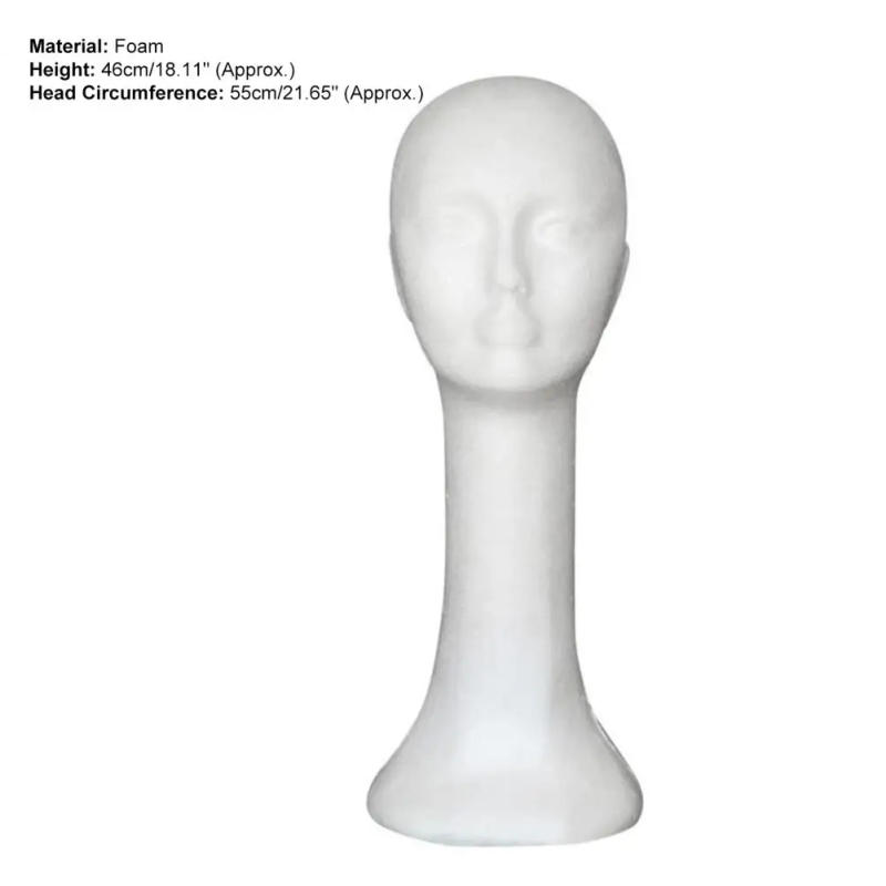 Description Picture 4 of itemHead Model Stand  Useful Female Mannequin Wig Hat Glasses Display Stand Model  Smooth Surface Head Model