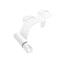 Bidet Attachment Ultra-Slim Toilet Seat Attachment Non-electric Bidet For Toilet Seat Left Handed Bidet Two Nozzle Self Cleaning