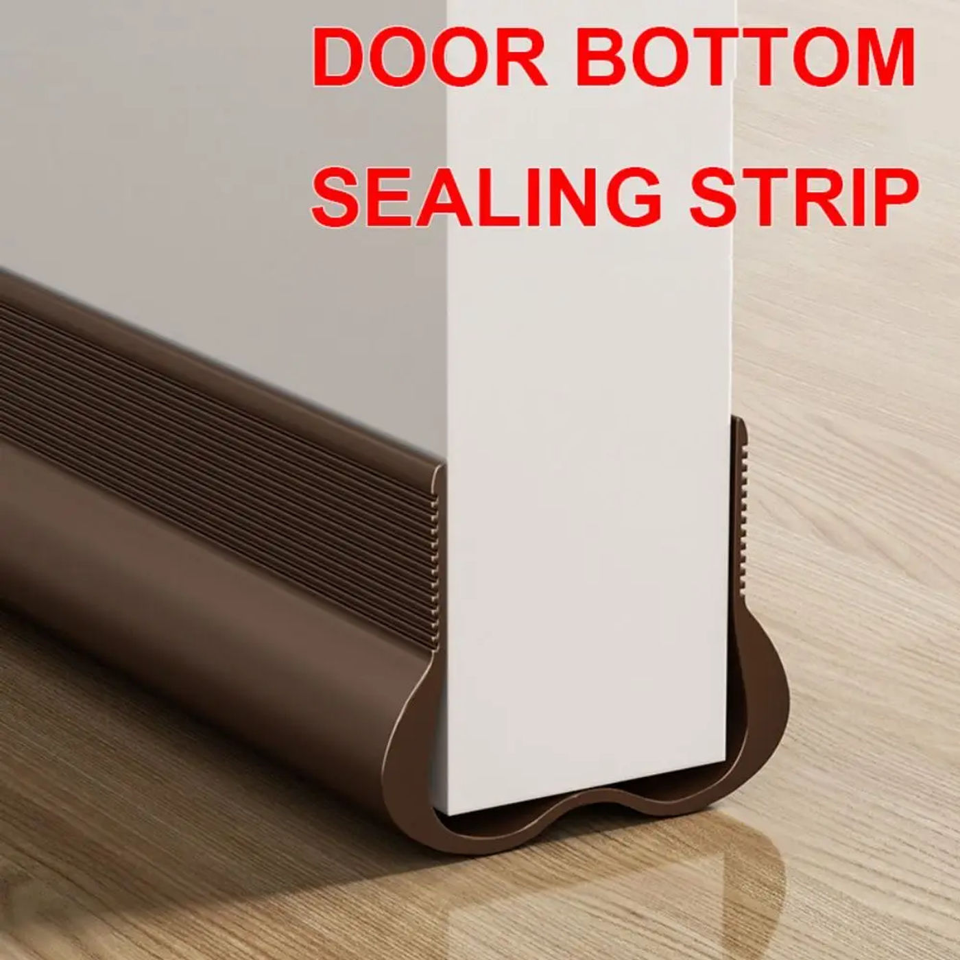 Description Picture 2 of itemSelf-adhesive Door Bottom Sealing Strip Bedroom Soundproof PVC Door Draft Stopper Home Insect Prevention Weather Stripping