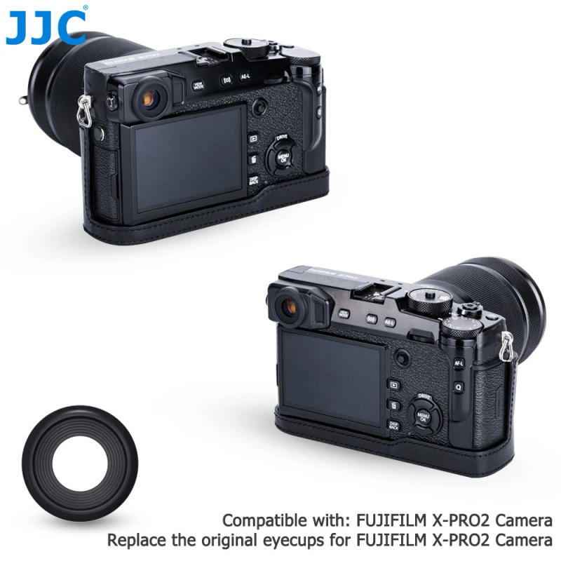 Description Picture 4 of itemJJC 2PCS Eyecup Eyepiece Viewfinder Eyeshade for Fuji Fujifilm X-Pro2 XPro2 Eye Cup Soft Silicone Rubber Camera Eyecup Protector