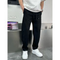 3 Styles!2024 Spring Casual Pants Men's Loose Fitting Straight Leg Youth Sanitary Pants Fashionable Sports Pants