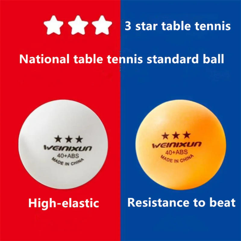 Description Picture 5 of item3-star Table Tennis Balls New Material A40 High-elastic Durable Training Table Tennis Balls Ping-Pong Balls