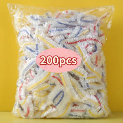 Disposable Food Covers Elastic Plastic Wrap Food Grade Fresh-keeping Lids Storage Bag Shoe Covers Shower Headgear Bowl Caps