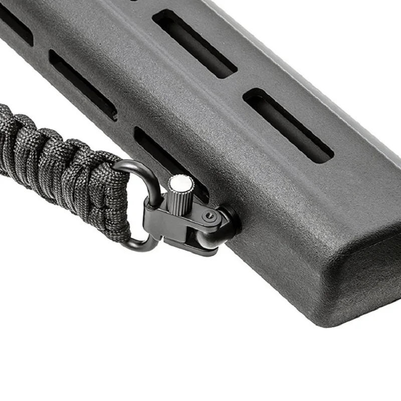 Description Picture 4 of itemQD Sling Swivel Two Point Sling Strap Belt Buckle Mlok Quick Detachable Gun Mount Ring Outdoor Rifle Hunting Ar15 Accessories