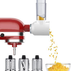 Slicer Shredder Attachment for KitchenAid Stand Mixers, Vegetable for Kitchenaid, Cheese Grater by Gvode