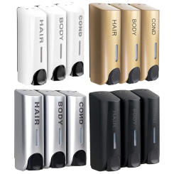 350ml Soap Dispenser Wall-mount Shower Bath Shampoo Dispenser Liquid Soap Container Bathroom Accessories Lotion Soap Container