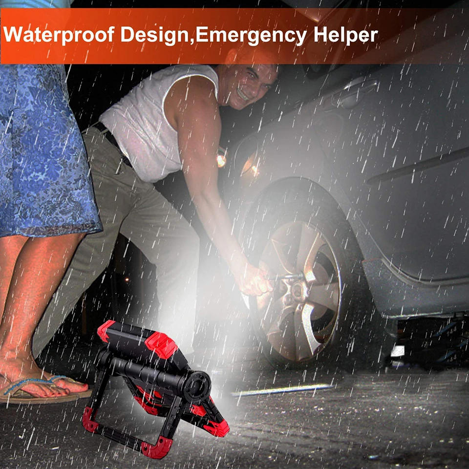 Description Picture 2 of itemPortable Camping Lamp Outdoor Spotlight Waterproof Flashlight Emergency Rechargeable Foldable Lanterna Fishing Repair Work Light