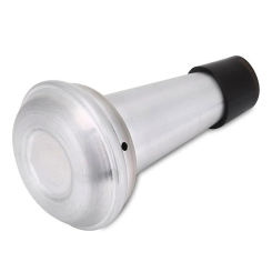 Trumpet Straight Mute Rubber Aluminum Alloy Trumpet Silencer Straight Practice Mute for Stage Performance and Practice Purpose