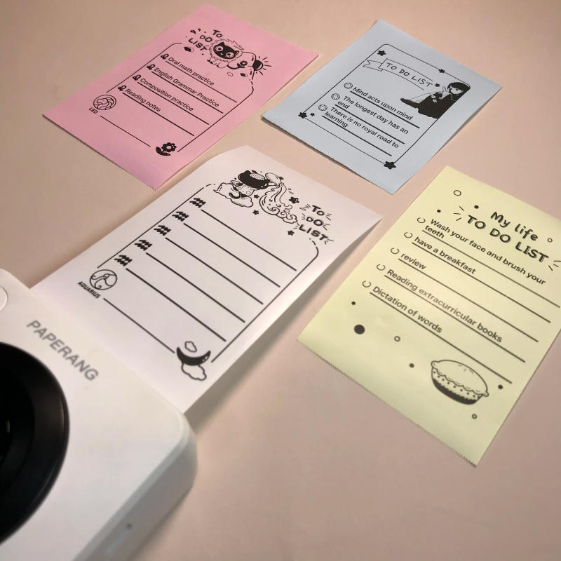 Description Picture 3 of item3Rolls Paper Roll 80*30mm 77*30 10Years Thermal Label Sticker Photo Paper White Color for PAPERANG P3 Photo Pocket Mini Printer