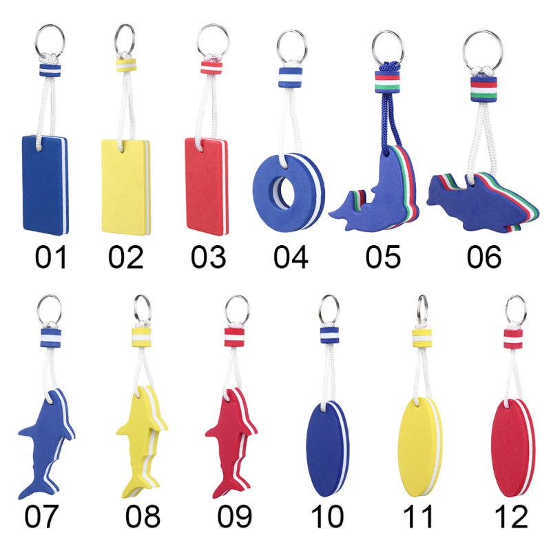 Description Picture 2 of itemMulti-shape Yachting Accessories Rowing Inflatable Boats Pool Parts Sailing Fishing Keyring Water Floating Keychain Key Pendant