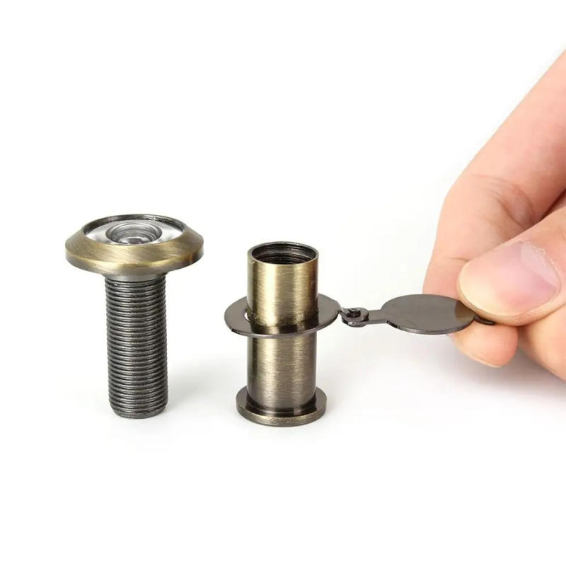 Description Picture 5 of itemSafety Door Viewer Fixed Door Viewer Cover Privacy Peephole Lid Metal Flip Over Privacy Cover Door Viewer Lid Door Eye Viewer