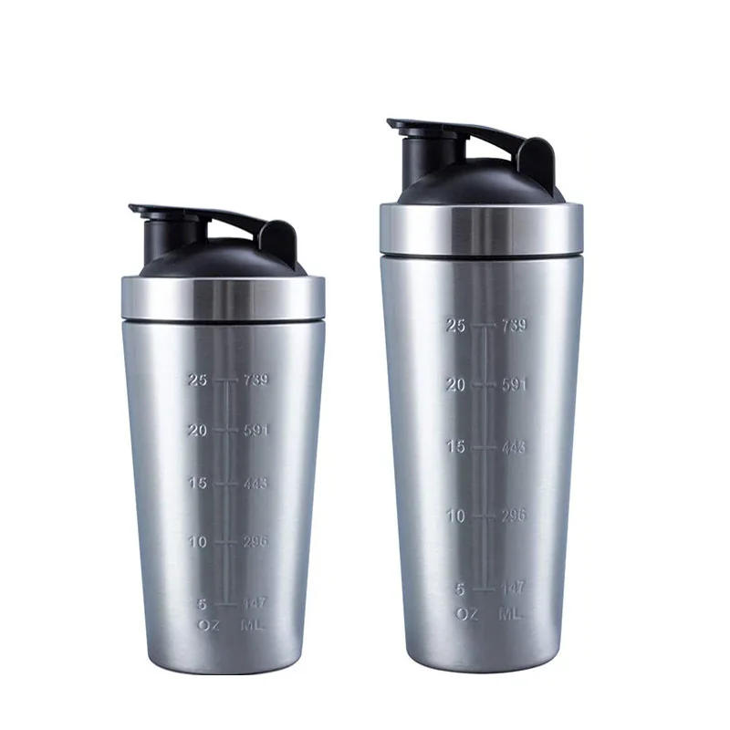 Description Picture 4 of itemStainless Steel Protein Shaker Cup Portable Fitness Sports Mug Nutrition Shakers Cup Water Bottles Water Cup Portable Shakers