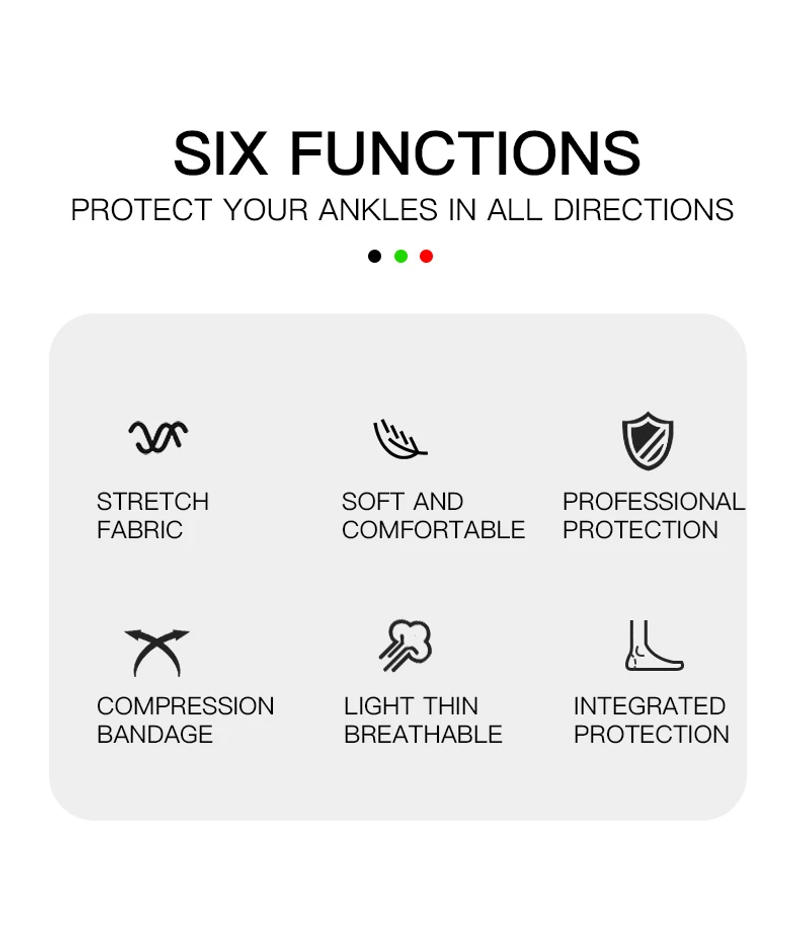 Description Picture 4 of itemOutdoor Men's and Women's Fitness Running Basketball Mountaineering Protective Equipment Knitted Breathable Ankle Protection