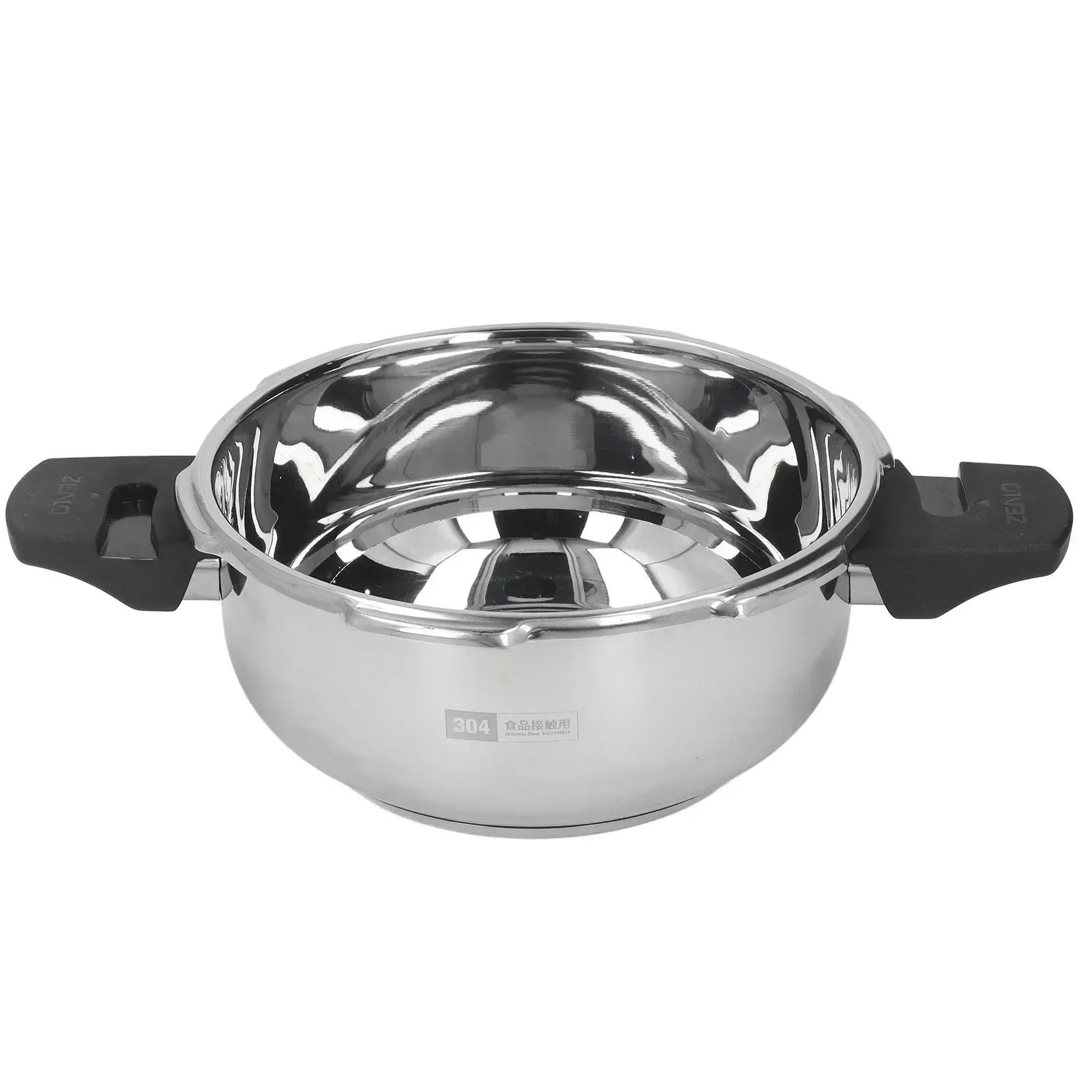 Description Picture 4 of item1.8L 18cm Pressure Cooker Stainless Steel  Safe Explosion Proof  Pressure Cooker Pot for Gas Stove Induction Cooker