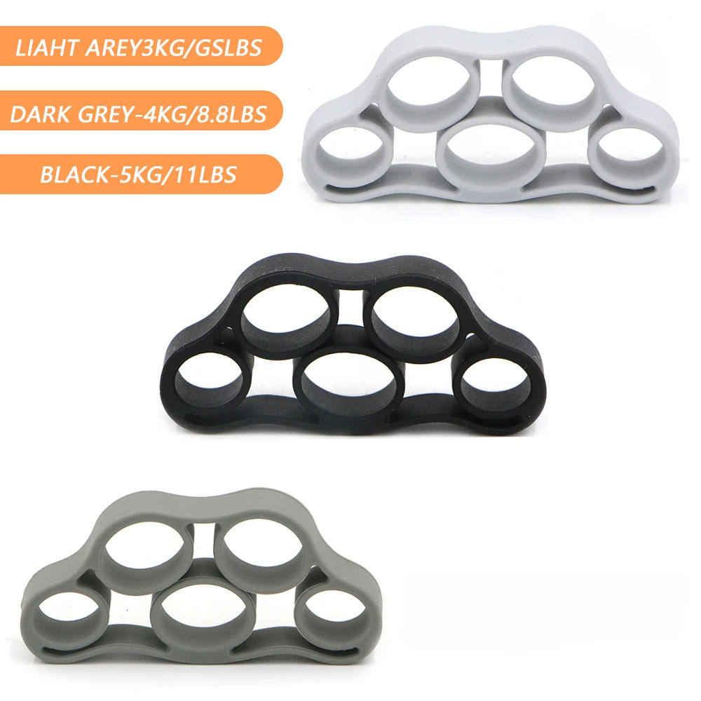 Description Picture 5 of itemSilicone Finger Gripper Gym Hand Grip Wrist Expander Stretcher Strength Trainer Exerciser Resistance Bands Workout Equipments