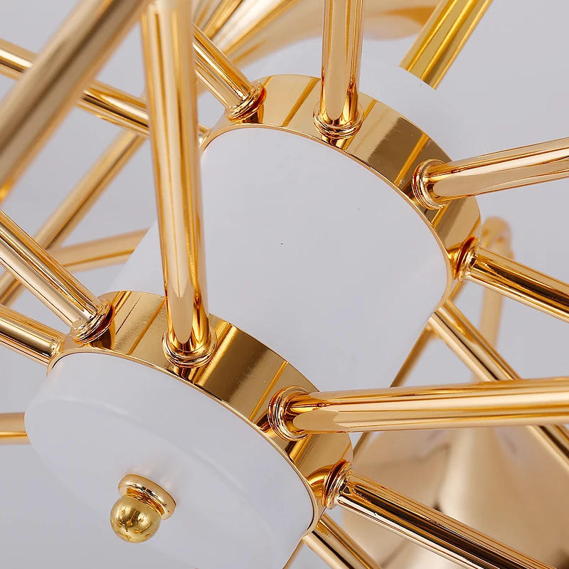 Description Picture 5 of itemNordic Gold Trumpet Pendant Lamps Multi Heads Chandeliers Lights Modern Creative Personality Art Vintage Retro Horn Floor Light