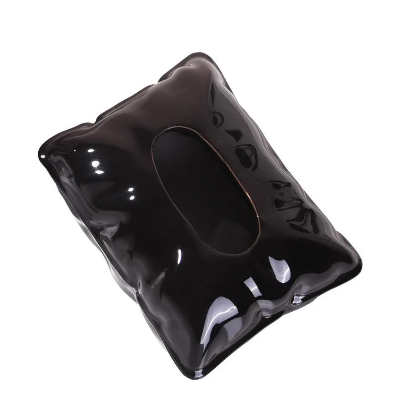 Description Picture 6 of itemExquisite Ceramic Desktop Tissue Box Cream Style Modern Household Coffee Table Drawer Home Accessories Ornaments Crafts