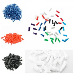 50Pcs Multicolor Syringe Tips Caps Injector Dispenser Dispensing Needle Sealing Plug Home Supplies