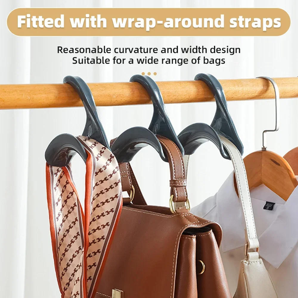 Description Picture 5 of itemMulti-purpose Bag Durable Bags Caps Hook Hanger Minimalist Reusable Hooks Rack Holder Wardrobe Hanger Arch Handbag Hanger Hook
