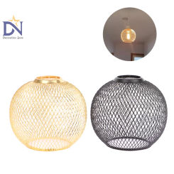 Hollow Out Metal Pendant Lamp Shade Cover Chandelier for Living Room Home Decoration