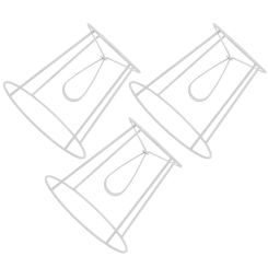 Lamp Shade Holder Table Light Cover Racks Desk Lights Frame DIY Supplies Metal Iron Lampshade Lanterns