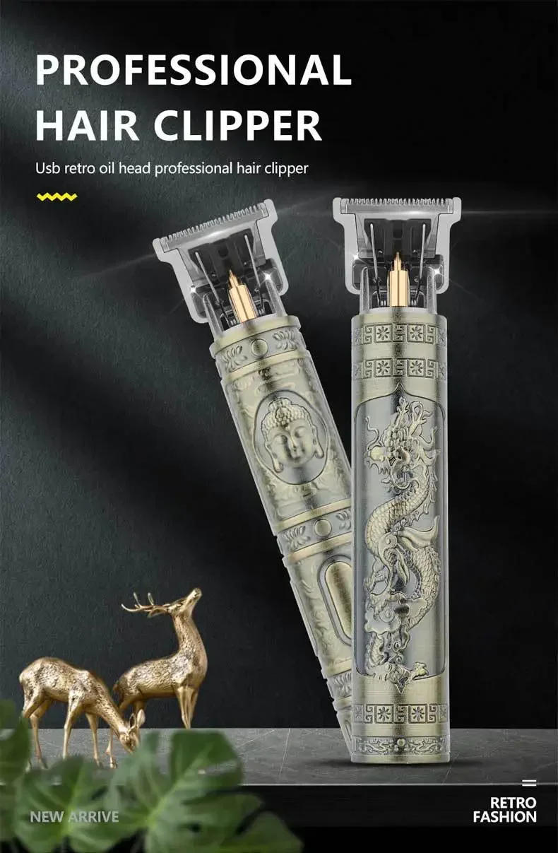 Description Picture 2 of itemRetro T9 Original Haircutting Machine Set Jackets Trimmer Men's Electric Shaver Male Lence Pro Barber Shaver for Sensitive Areas