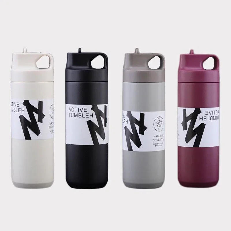 Description Picture 3 of item550ML Thermos Bottle Portable Tumbler Vacuum Flasks Stainless Steel Insulated Cup Outdoor Sports Water Bottle Travel Thermal Mug