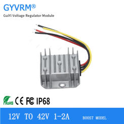 DC-DC 12V to 42V 1A 2A Boost Converter 9-30V to 42V 2A 84W DC Transformer 12V to 42V Step-up Model