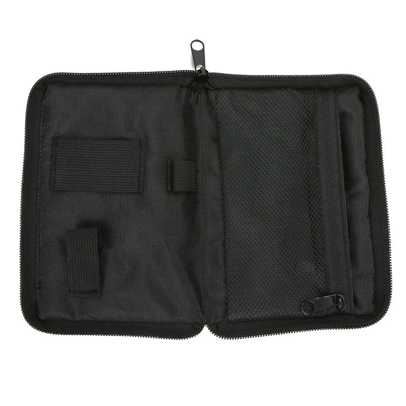 Description Picture 5 of itemPortable Blood Glucose Meter Storage Bag Blood Pressure And Oxygen Meter Carrier Organizer Black Zipper Storage Bag Household