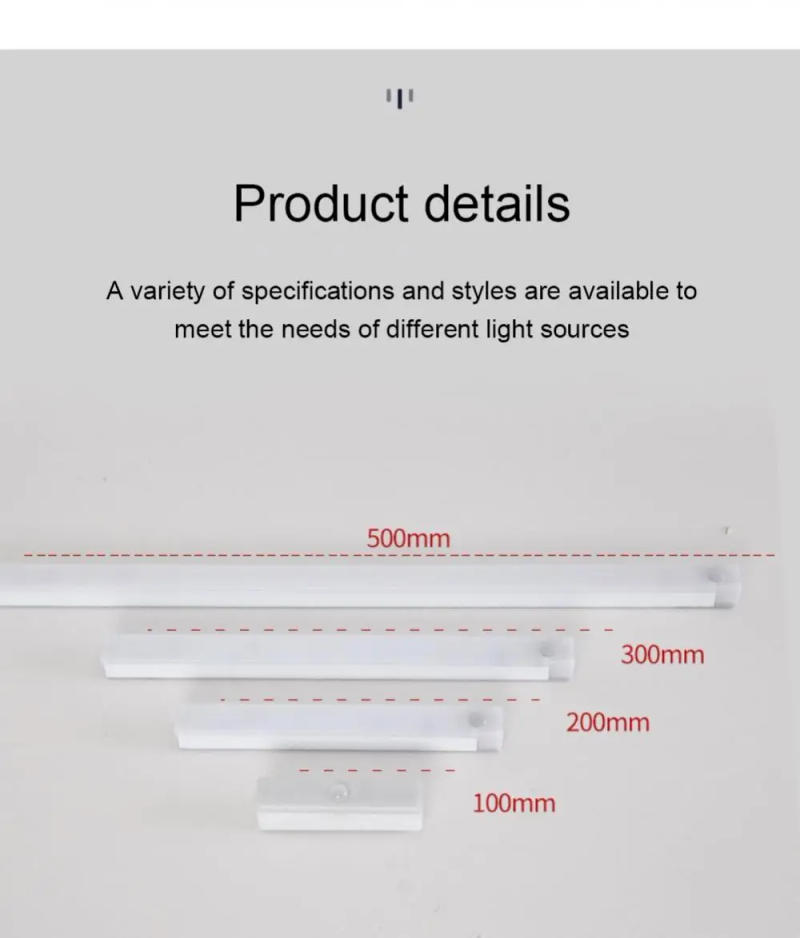 Description Picture 5 of itemWall Decorative Lamp Creative Energy Saving Bedroom Decor Pir Motion Sensor Usb Rechargeable For Home Kitchen Bedroom Lights Led