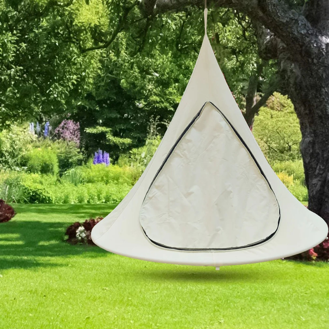 Description Picture 2 of item180cm Outdoor Camping Waterproof  With Zipper And Anti-mosquitoes for Many People Butterfly Swing Hammock Hanging Chair Patio