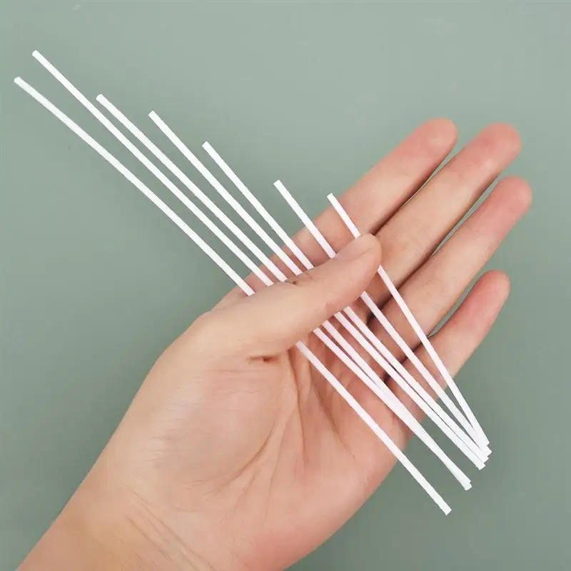 Description Picture 3 of item30-100pcs /Set Waxed Cotton Candle Wicks Set Smokeless Wax Core DIY Soy Wax Core Woven Kerosene Lamp Candles Making Supplies