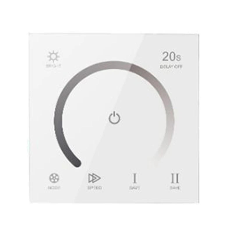 Description Picture 3 of itemSmart Contact Dimmer Glass Panel Wall Switch DC 12V 24V Dimmable Timer LED Controller For Single Color LED Strip Lights