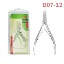 D07-12 Vietnamese quality Professional Cuticle Cutter Nail Nippers Scissors Manicure Pusher Pedicure Tong Dead Skin Remover
