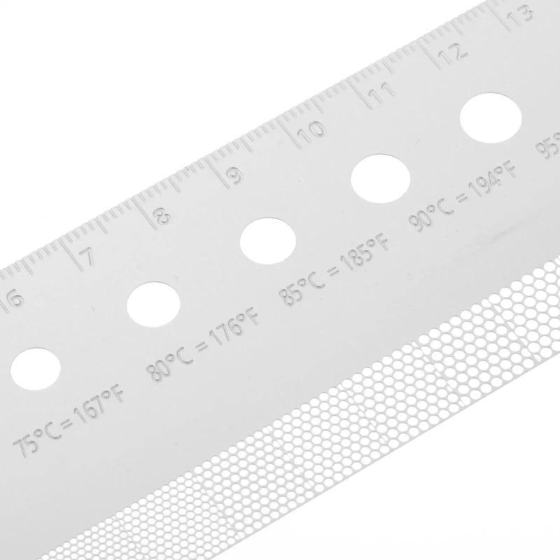 Description Picture 6 of itemCoffee Ground Measuring Rulers, Coffee Ground Comparison Marker Coffee Powder Size Scale for Coffee Maker Home Cafes Bars