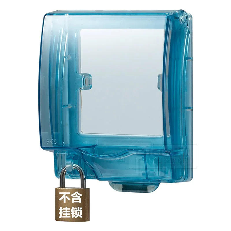 Description Picture 3 of itemLockable Wall-mounted Socket Waterproof Dustproof Box Outdoor 86 Type Switch