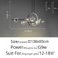 10 Lights L138cm