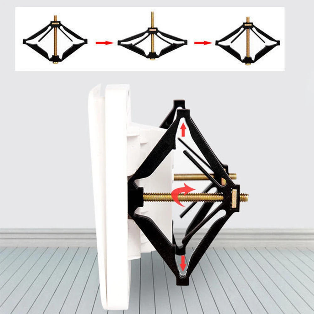 Description Picture 5 of itemCassette Repairer Dark Box 86mm Dark Box Wall Socket Junction Switch Bottom Box Support Fixed Rod Electrical Accessories
