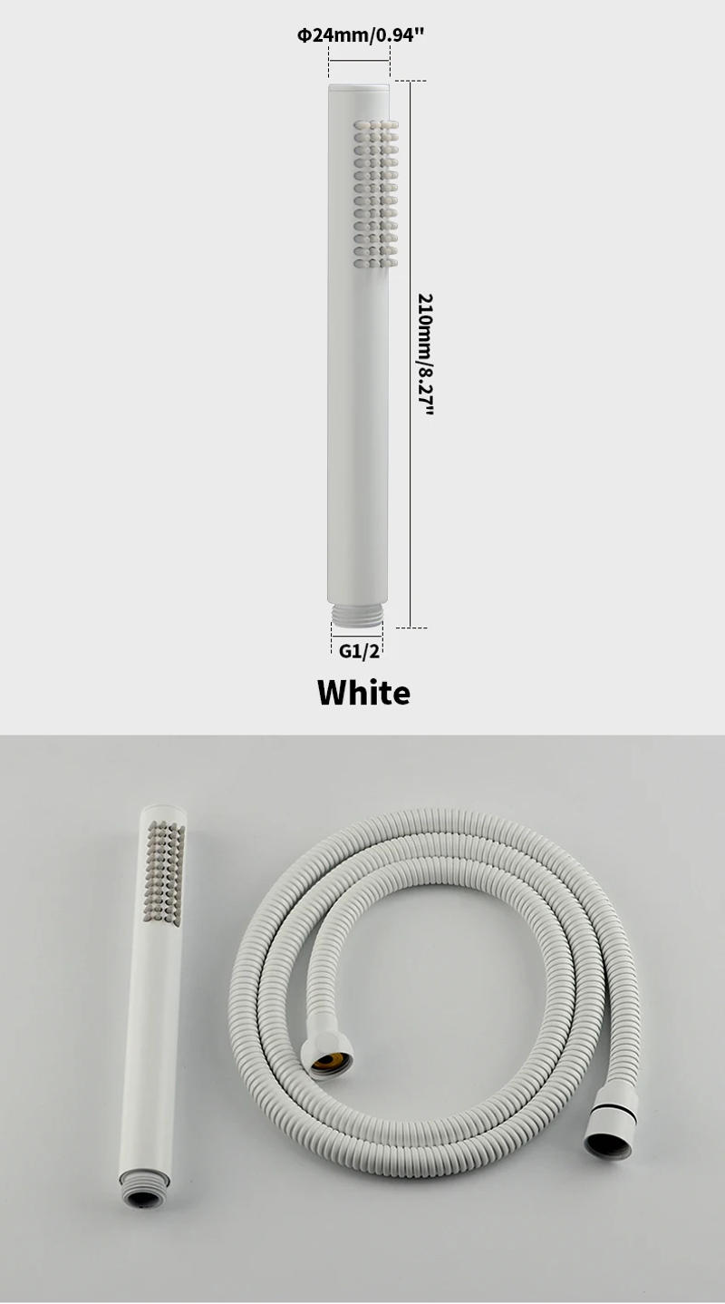 Description Picture 5 of itemBrass Handheld Shower Head Brushed Golden Hand Held Shower Sprayer Nickel Bath Sprinkler Matte Black Rose Gold Handshower Chrome