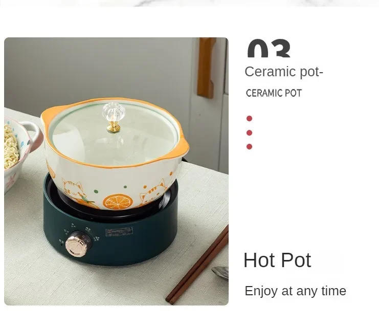 Description Picture 5 of itemMini Electric Ceramic Infrared Heating Stove Milk Water Boiler Heater Coffee Moka Countertop Burner Stew Hotpot Induction Cooker