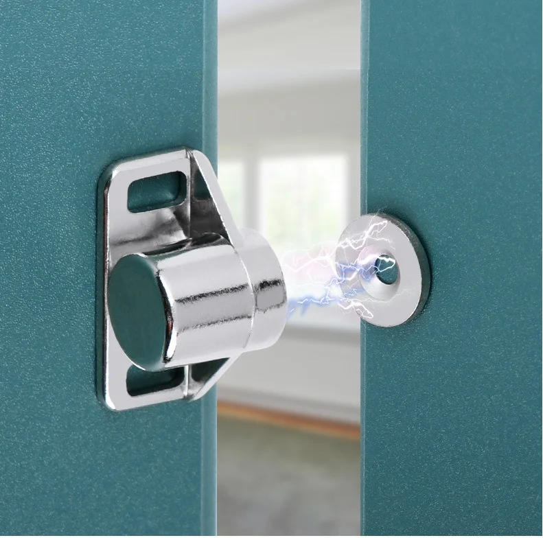 Description Picture 4 of itemMagnet Cabinet Door Catch, Magnetic Furniture Door Stopper, Strong Powerful Neodymium Magnets Latch Cabinet Catches