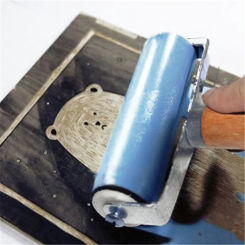 Rubber Roller Ink Painting Printmaking Roller Art Craft Projects Ink Stamping Tool Paint Roller