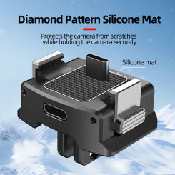 Gimbal Camera Quick Release Bracket 1/4 Fixed Holder Tripod Type-C Adapter Connector for DJI OSMO Pocket 3 Camera Accessories