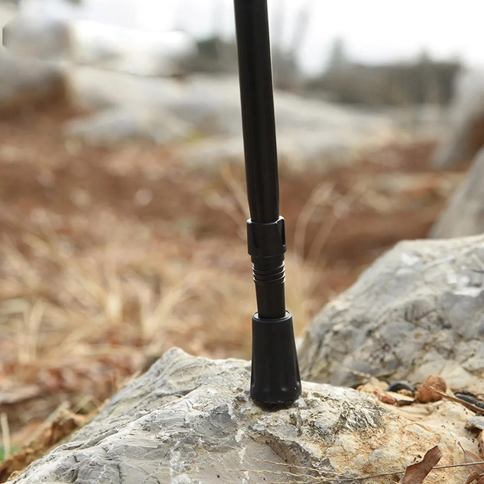 Description Picture 3 of item1PC Non-Slip Trekking Pole Nordic Walking Stick Cane Climb Replacement Alpenstock Outdoor Camp Hiking Protector Cap Tip Rubber