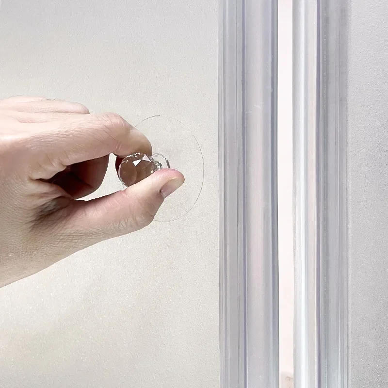 Description Picture 6 of item2Pcs Punch-free Drawer Knobs Self-Adhesive Kitchen Cabinet Handle and Hooks Cupboard Dresser Window Door Push Pull