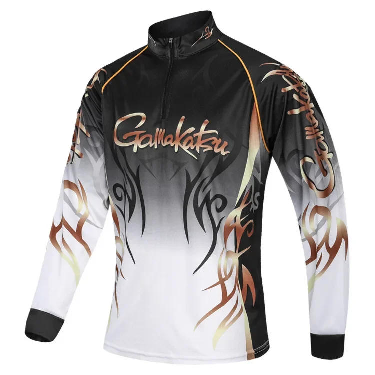 Description Picture 3 of itemNew hiking Fishing Shirts Outdoor Sport Quick Dry Mens Fishing Clothes Plus Size Anti Uv Cycling Fishing Clothing