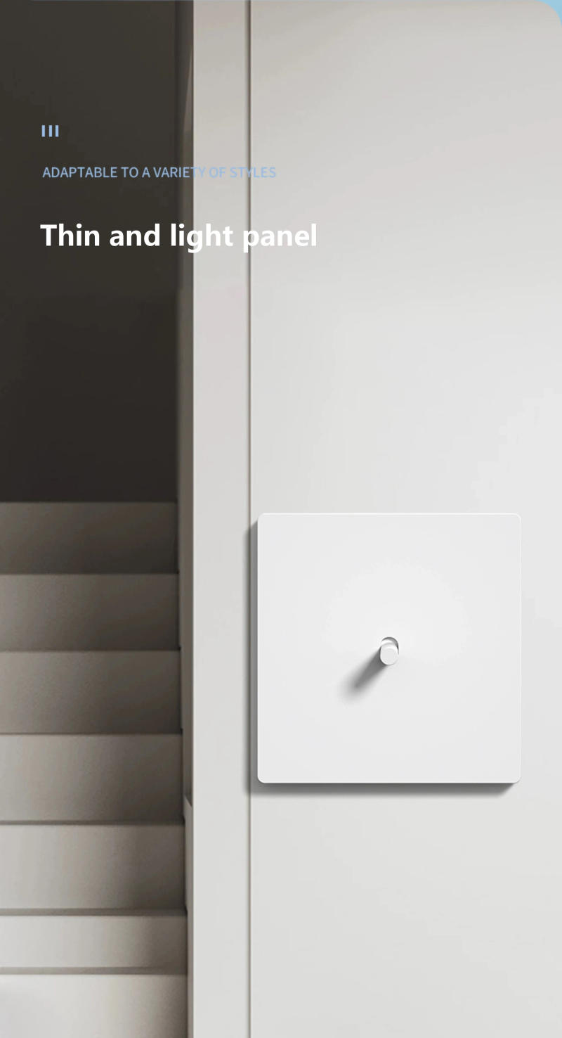 Description Picture 5 of itemToggle switch White stainless steel panel retro wall lamp switch AC110-250V 1 2 3 4 Gang 2 Way16A Universal wall light switch