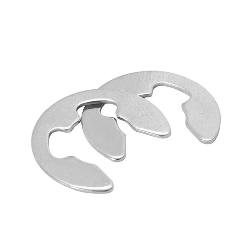 Description Picture 4 of itemM2 M2.5 M3 M4 M5 M6 M8 M9 M12 M15 304 Stainless Steel E Clip Circlip Retaining Ring Washer for Shaft GB896